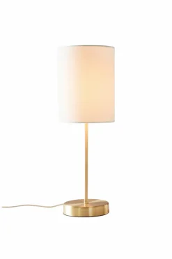 Bordslampor|Jotex SETH Bordslampa 2-pack Vit/mässing