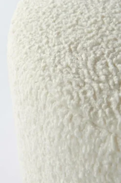 Sittpuffar|Jotex SHANGHAI TEDDY Sittpuff ø 70 Cm Naturvit