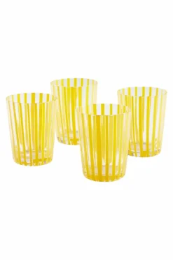 Glas|Jotex SIA Glas 4-pack Transparent/gul