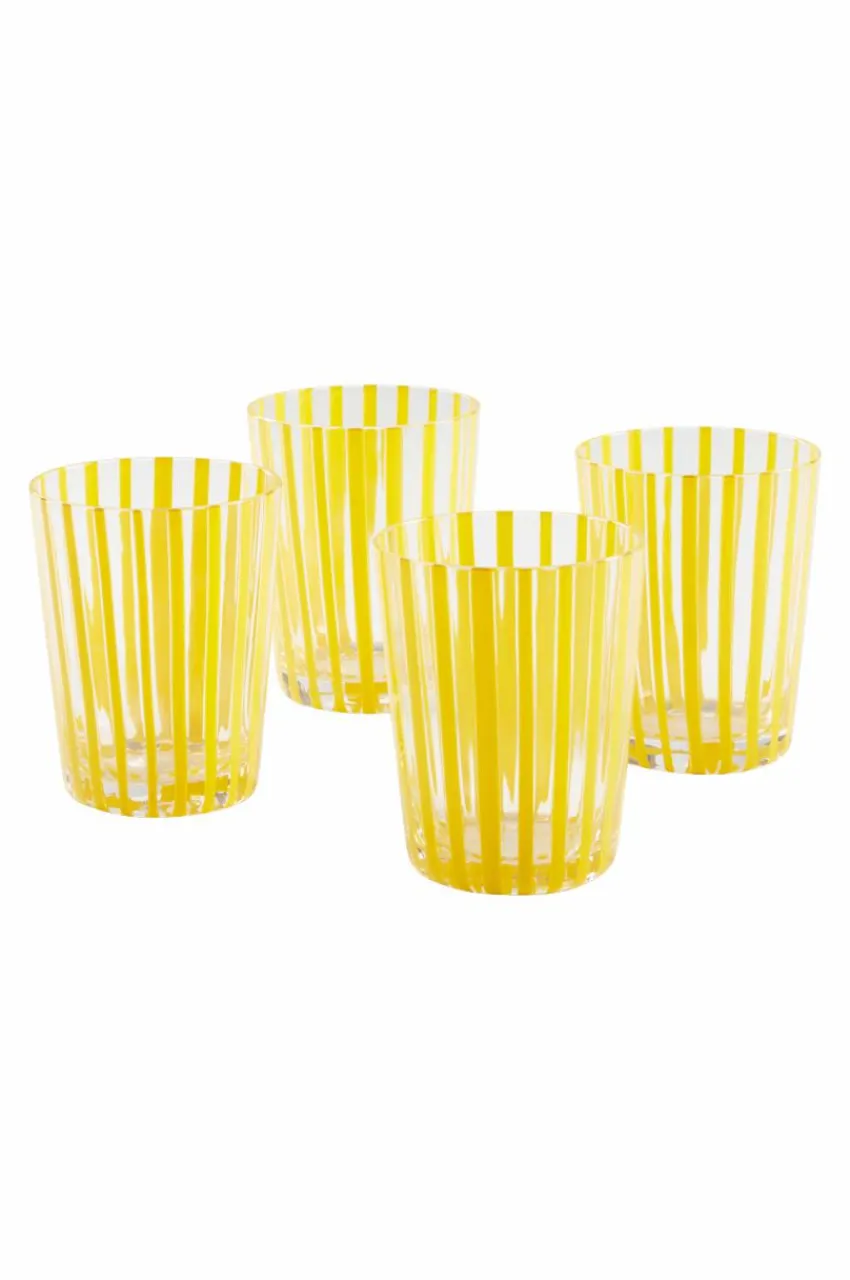 Glas|Jotex SIA Glas 4-pack Transparent/gul