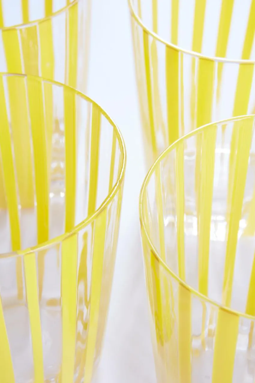 Glas|Jotex SIA Glas 4-pack Transparent/gul