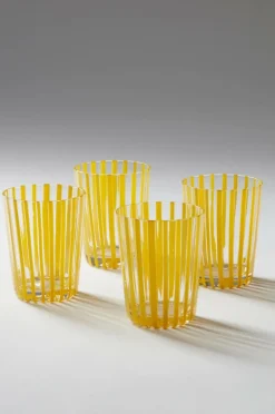 Glas|Jotex SIA Glas 4-pack Transparent/gul