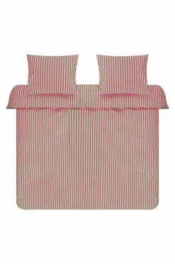 Påslakanset|Jotex SIMA Påslakanset Dubbelsäng Ekologisk Rosa/grön