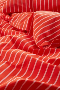 Påslakanset|Jotex SIMA Påslakanset Dubbelsäng Ekologisk Tomatröd/rosa