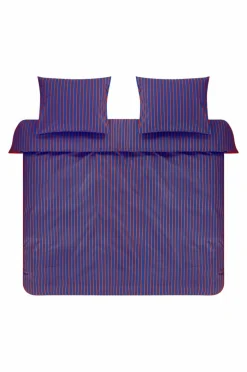 Påslakanset|Jotex SIMA Påslakanset Dubbelsäng Ekologisk Blå/orange