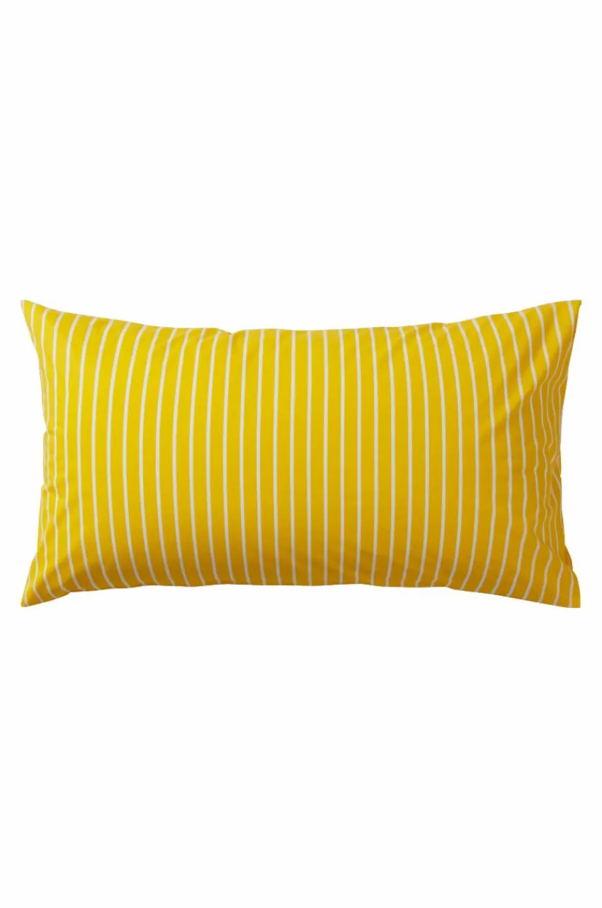 Örngott|Jotex SIMA örngott 90x50 Cm Ekologisk Gul/vit