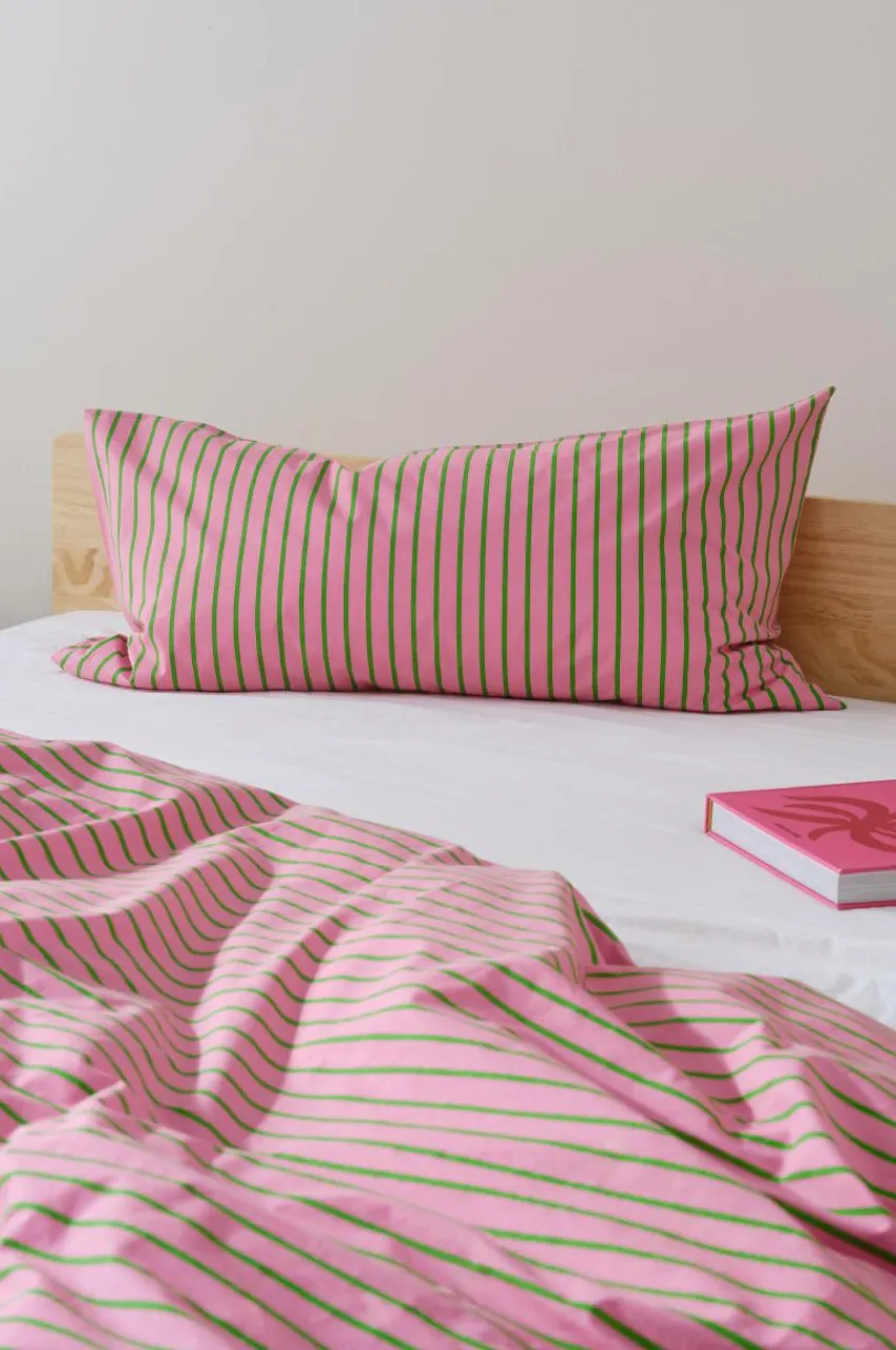 Örngott|Jotex SIMA örngott 90x50 Cm Ekologisk Rosa/grön
