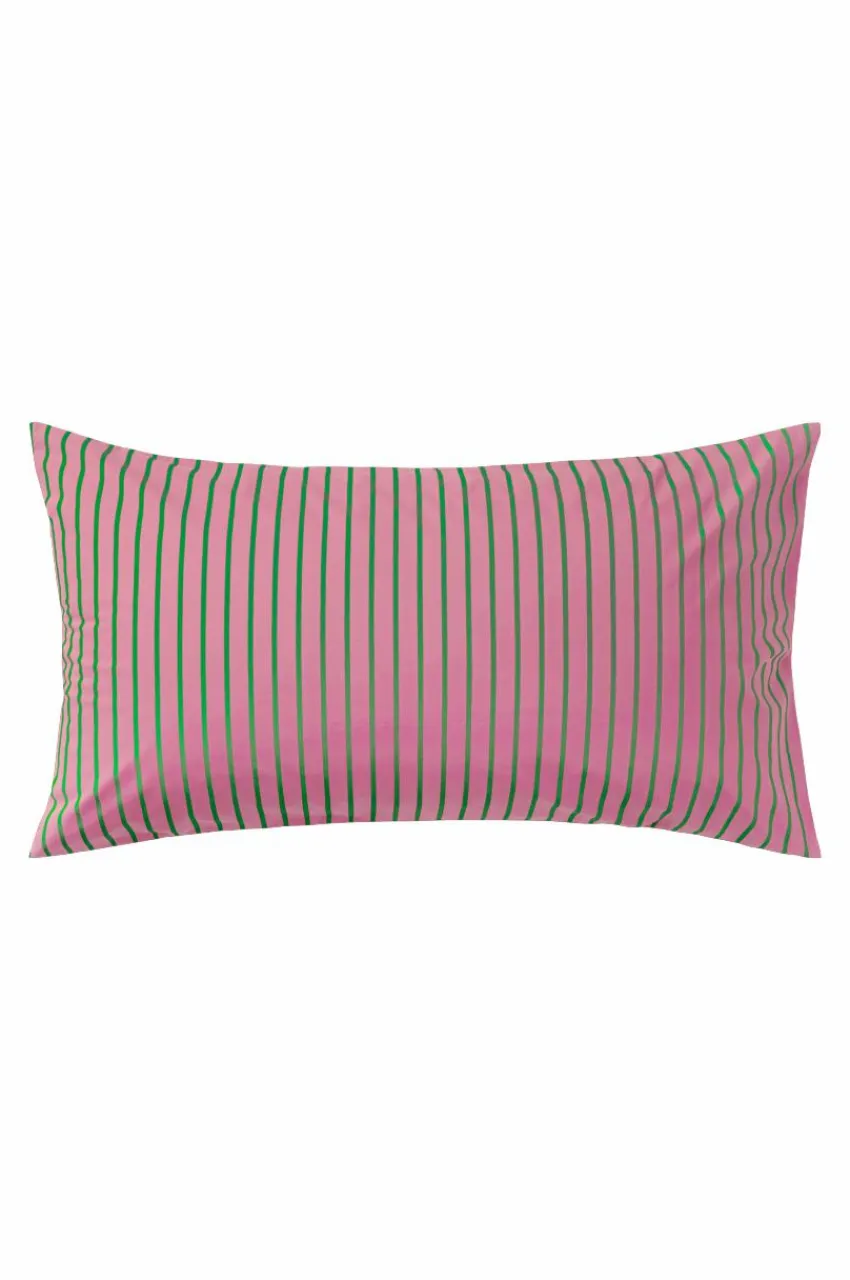 Örngott|Jotex SIMA örngott 90x50 Cm Ekologisk Rosa/grön