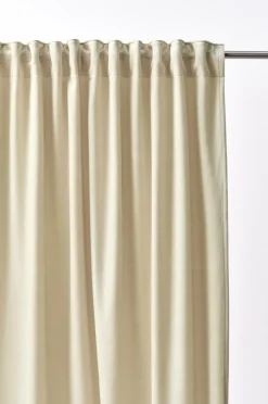 Sammetsgardiner|Multifunktionsgardiner|Jotex SIMONE Multifunktionsgardin 2-pack Greige