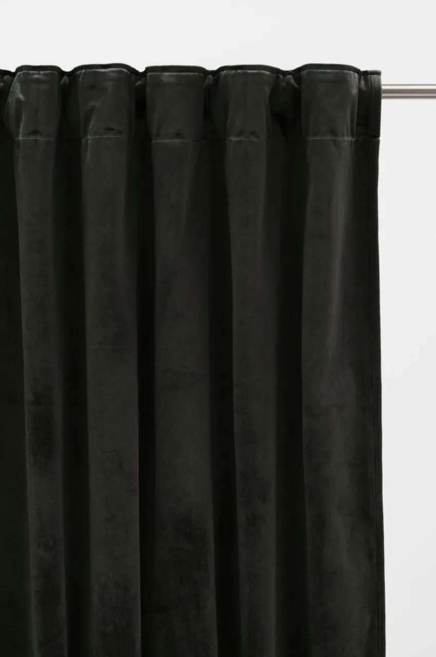 Julgardiner|Sammetsgardiner|Jotex SIMONE Multifunktionsgardin 2-pack Svart