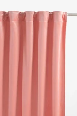 Sammetsgardiner|Multifunktionsgardiner|Jotex SIMONE Multifunktionsgardin 2-pack Terracotta rosa