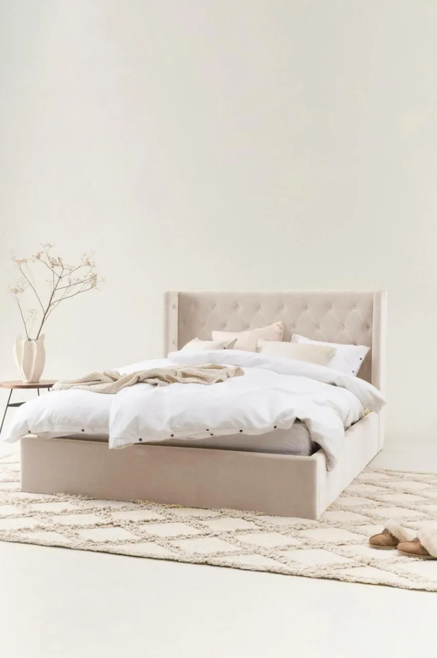 Sängramar|Jotex SKENE LYX Sängram 180 Cm Greige