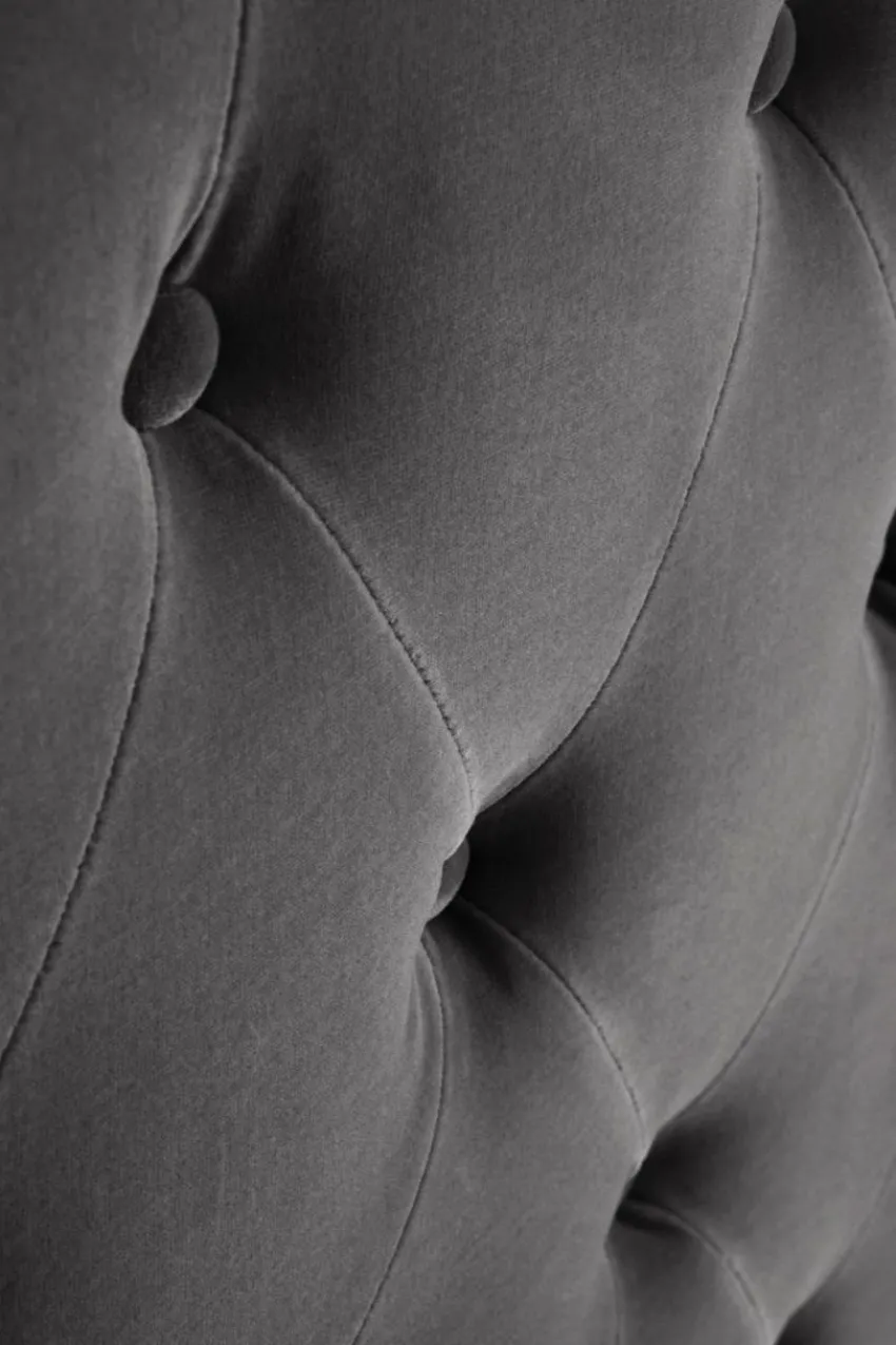 Sängramar|Jotex SKENE LYX Sängram 180 Cm Kolgrå