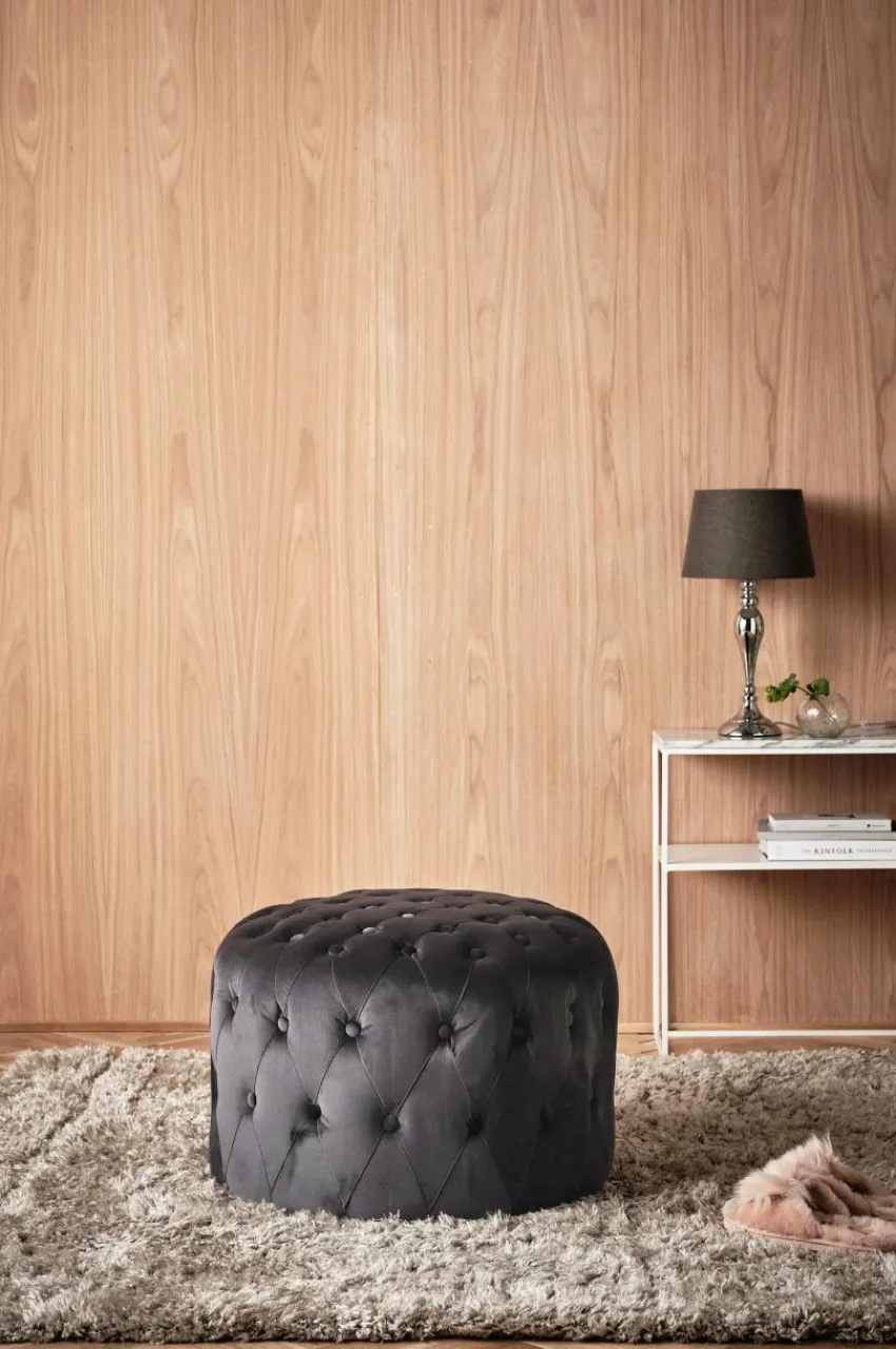 Sittpuffar|Jotex SKENE Sittpuff ø 60 Cm Mörkgrå