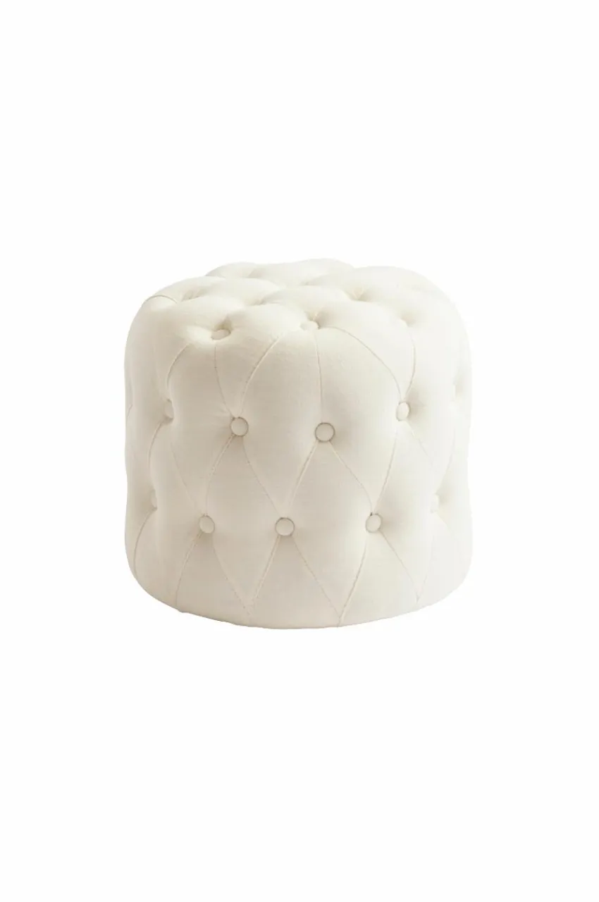 Sittpuffar|Jotex SKENE Sittpuff ø 40 Cm Naturvit