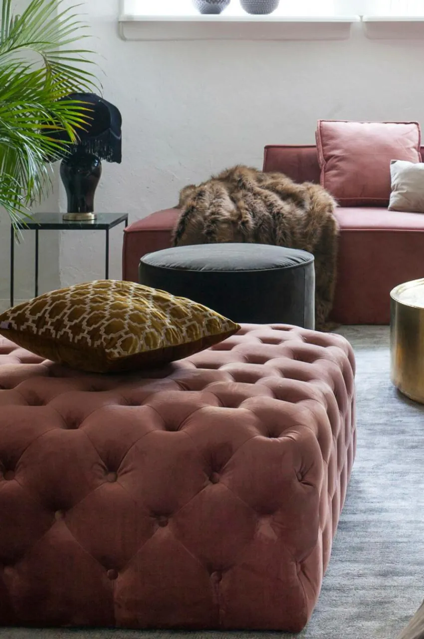 Sittpuffar|Jotex SKENE Sittpuff 120x120 Cm Dimrosa