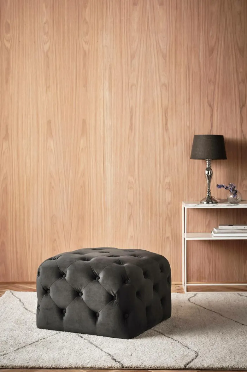 Sittpuffar|Jotex SKENE Sittpuff 60x60 Cm Mörkgrå