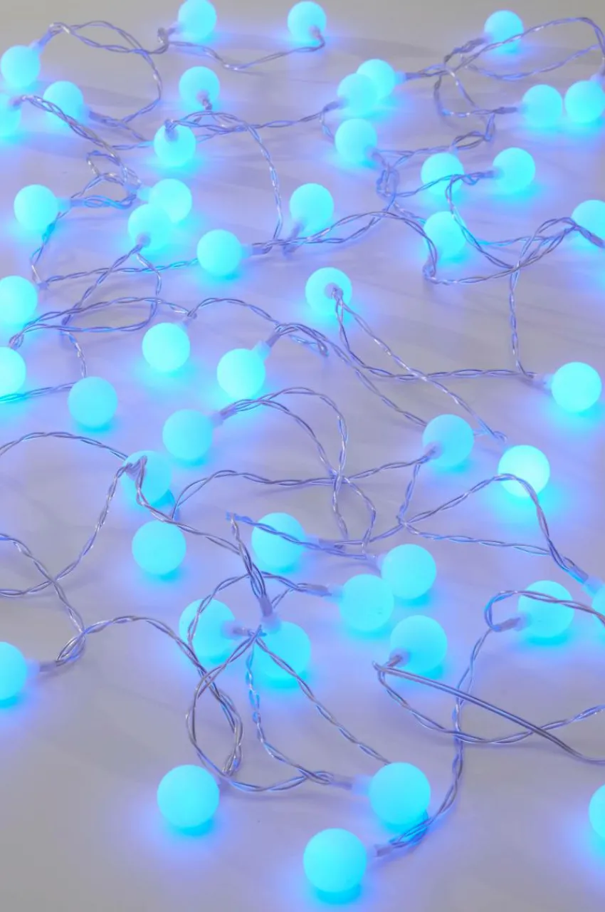 Utebelysning|Utebelysning|Jotex SLINGAN LED-ljusslinga Blå