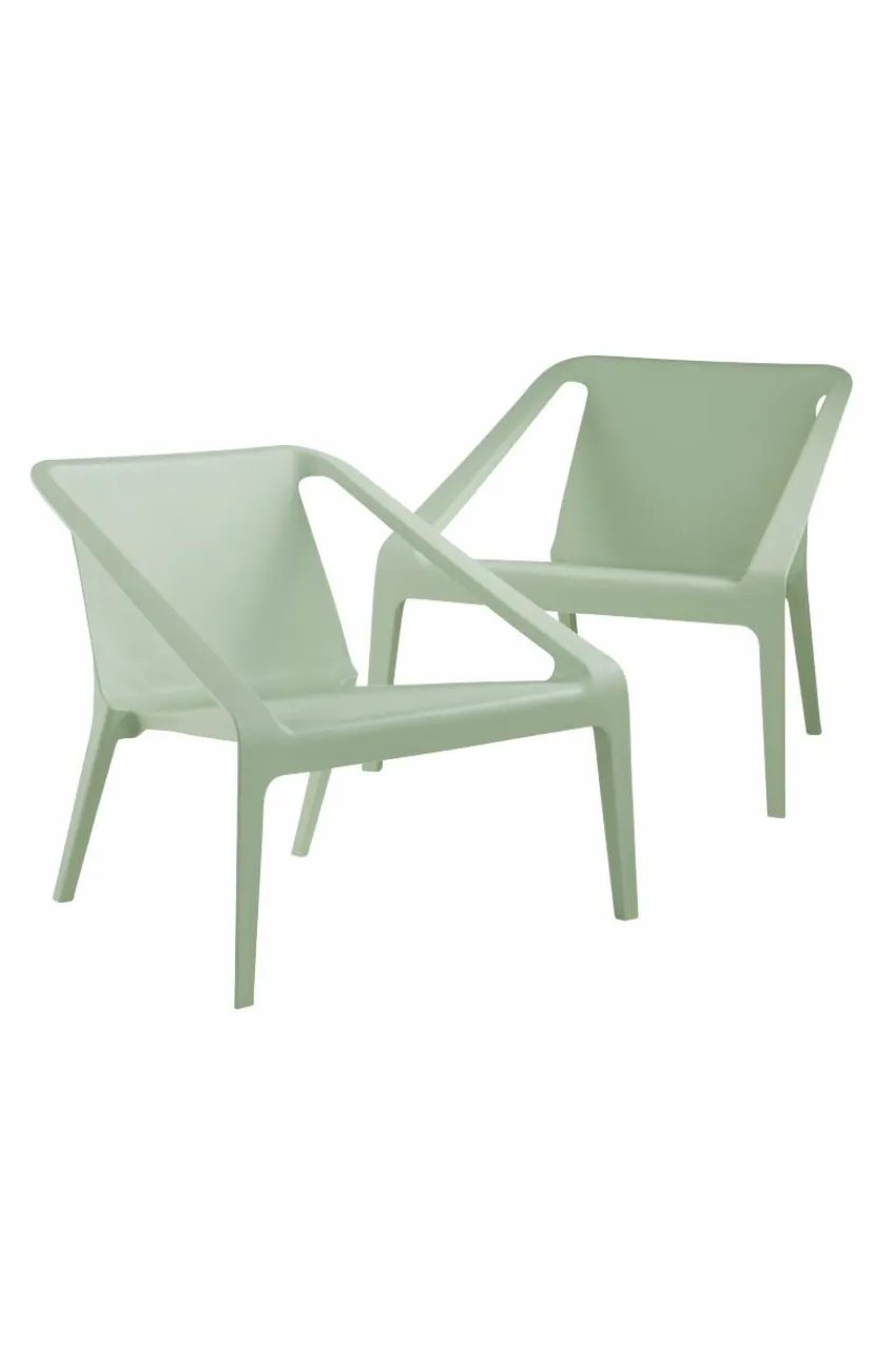 Utestolar & Utepallar|Utemöbler|Jotex SLÖINGE Loungestol 2-pack Mint