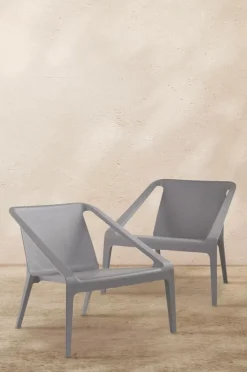 Utestolar & Utepallar|Utemöbler|Jotex SLÖINGE Loungestol 2-pack Grå