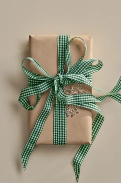 Presentpapper & Snöre|Jotex SMALL CHECK Band Mörkgrön
