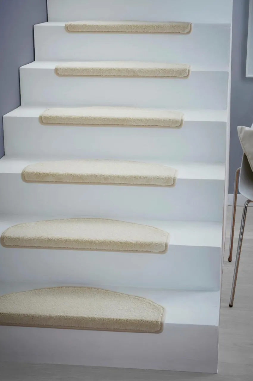 Återvunna Mattor|Trappstegsmattor|Jotex SOFT Trappstegsmatta 2-pack Naturvit