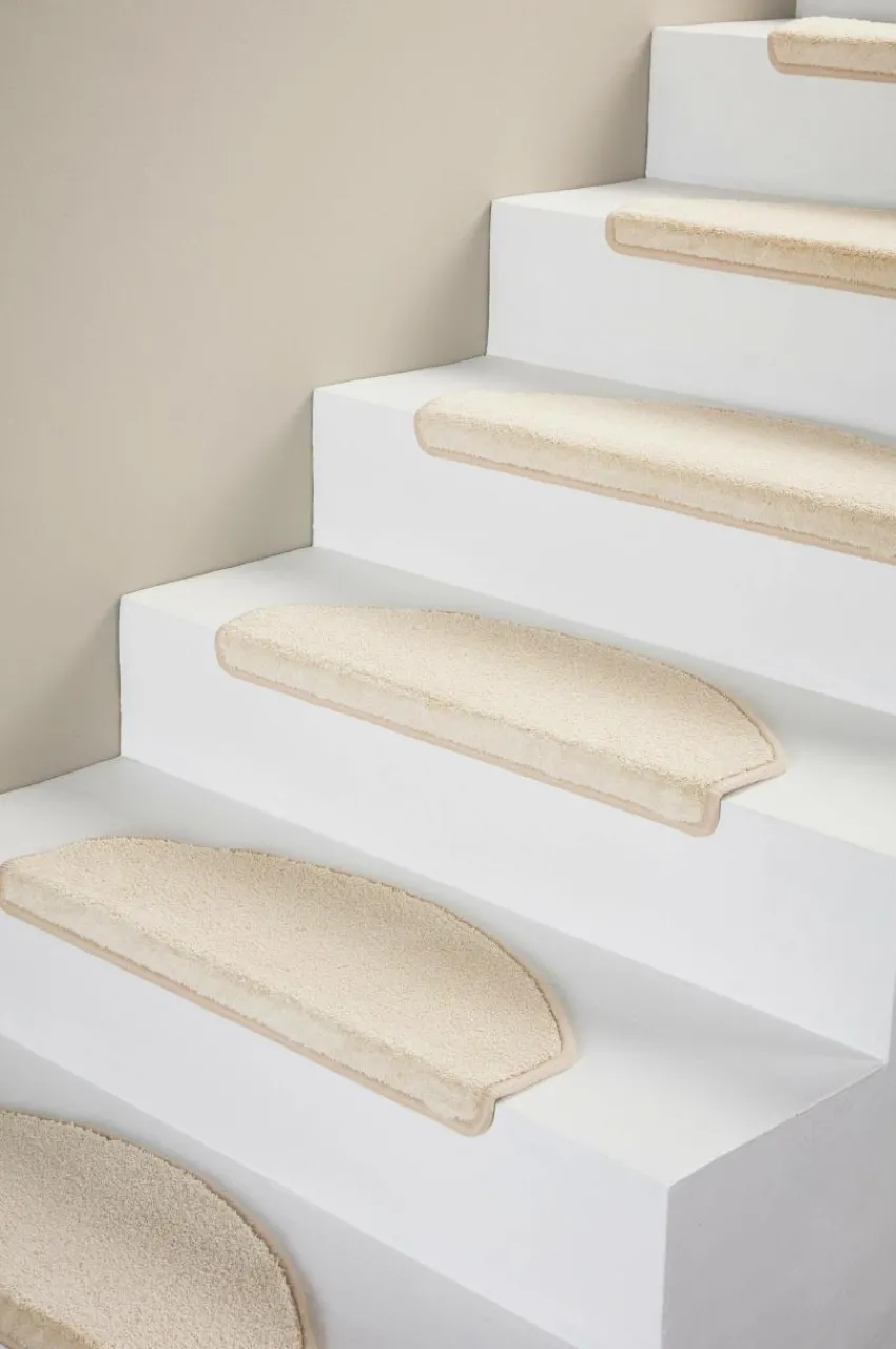 Återvunna Mattor|Trappstegsmattor|Jotex SOFT Trappstegsmatta 15-pack Naturvit