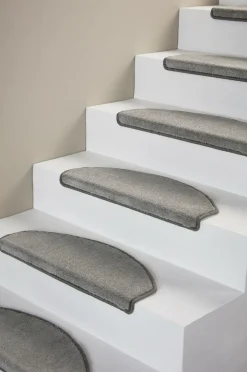 Återvunna Mattor|Trappstegsmattor|Jotex SOFT Trappstegsmatta 15-pack Stålgrå