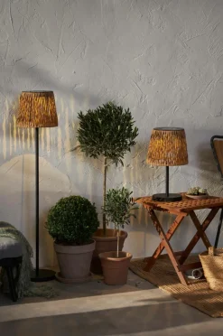 Utebelysning|Utebelysning|Jotex Solcellslampa Cesta 48 Cm Brun