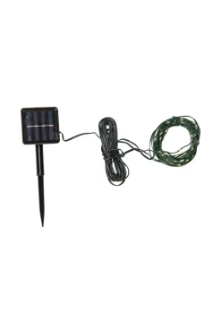 Utebelysning|Utebelysning|Jotex Solcellsslinga Dewdrop Micro 100 Grön
