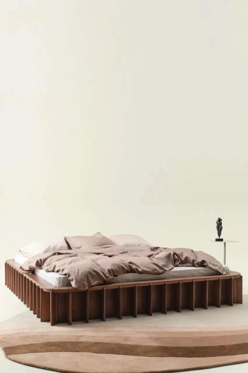 Sängramar|Jotex SOLVIK Sängram 160 Cm Mörkbrun