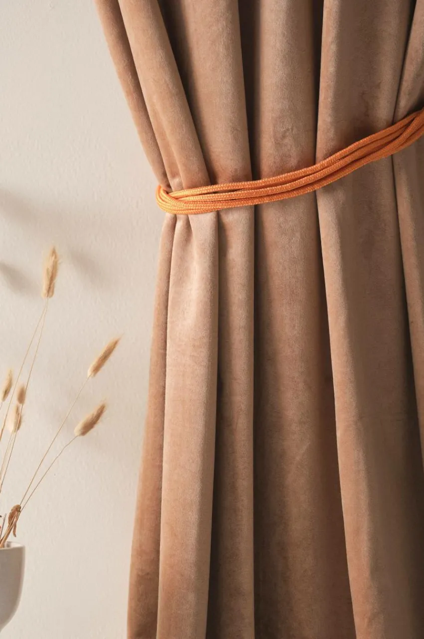 Gardinomtag|Jotex SONORA Gardinomtag 2-pack Orange
