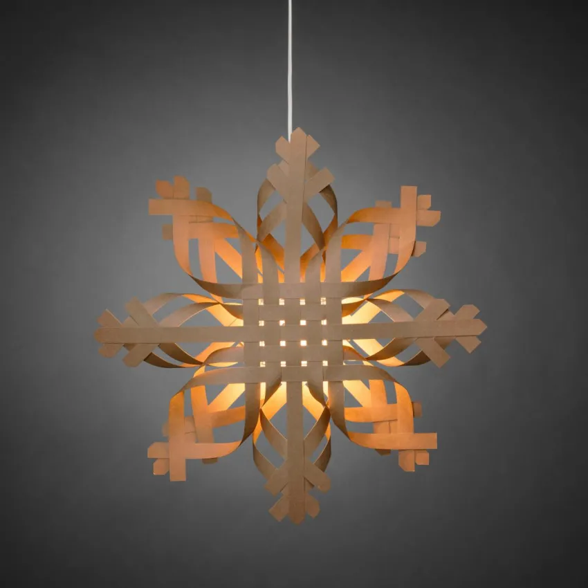 Julbelysning|Jotex STAR Julstjärna ø 50 Cm Brun