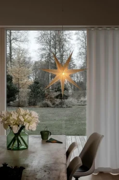 Julbelysning|Jotex STAR Julstjärna ø 78 Cm Mässing