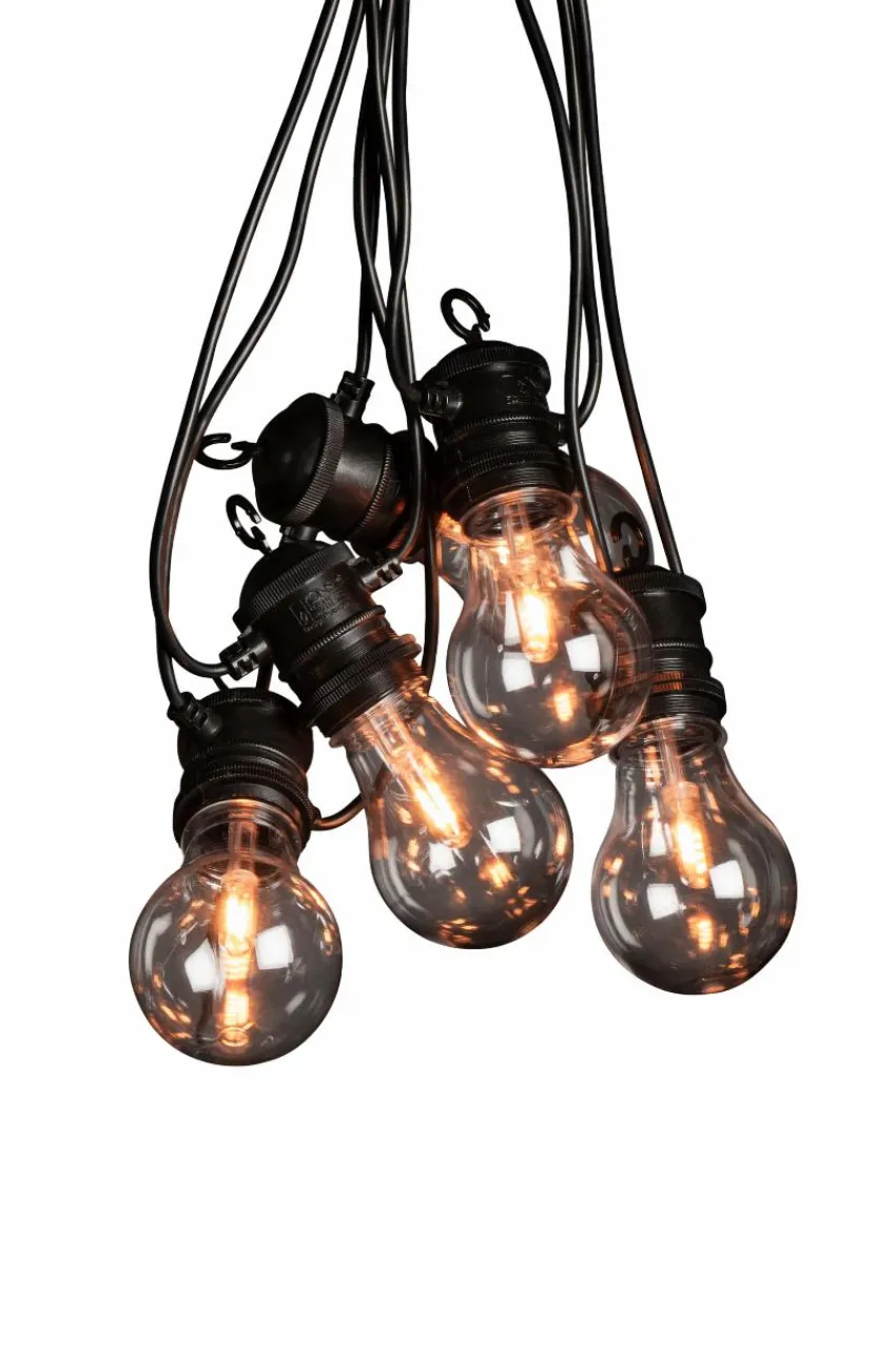 Utebelysning|Utebelysning|Jotex Startset E27 10 LED Utbytbar Svart