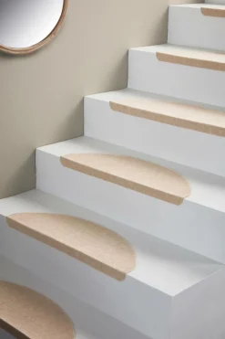 Trappstegsmattor|Jotex STEGET Trappstegsmattor 15-pack Ljusbeige