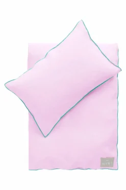 Barnsängkläder|Jotex STICH MINI Påslakanset Spjälsäng Orkidélila