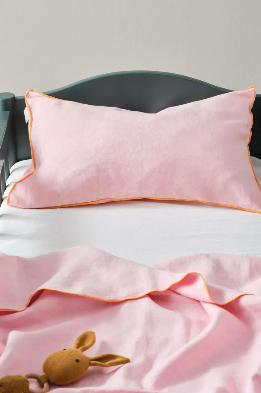 Barnsängkläder|Jotex STICH MINI örngott 55x35 Cm Bubbelgumsrosa