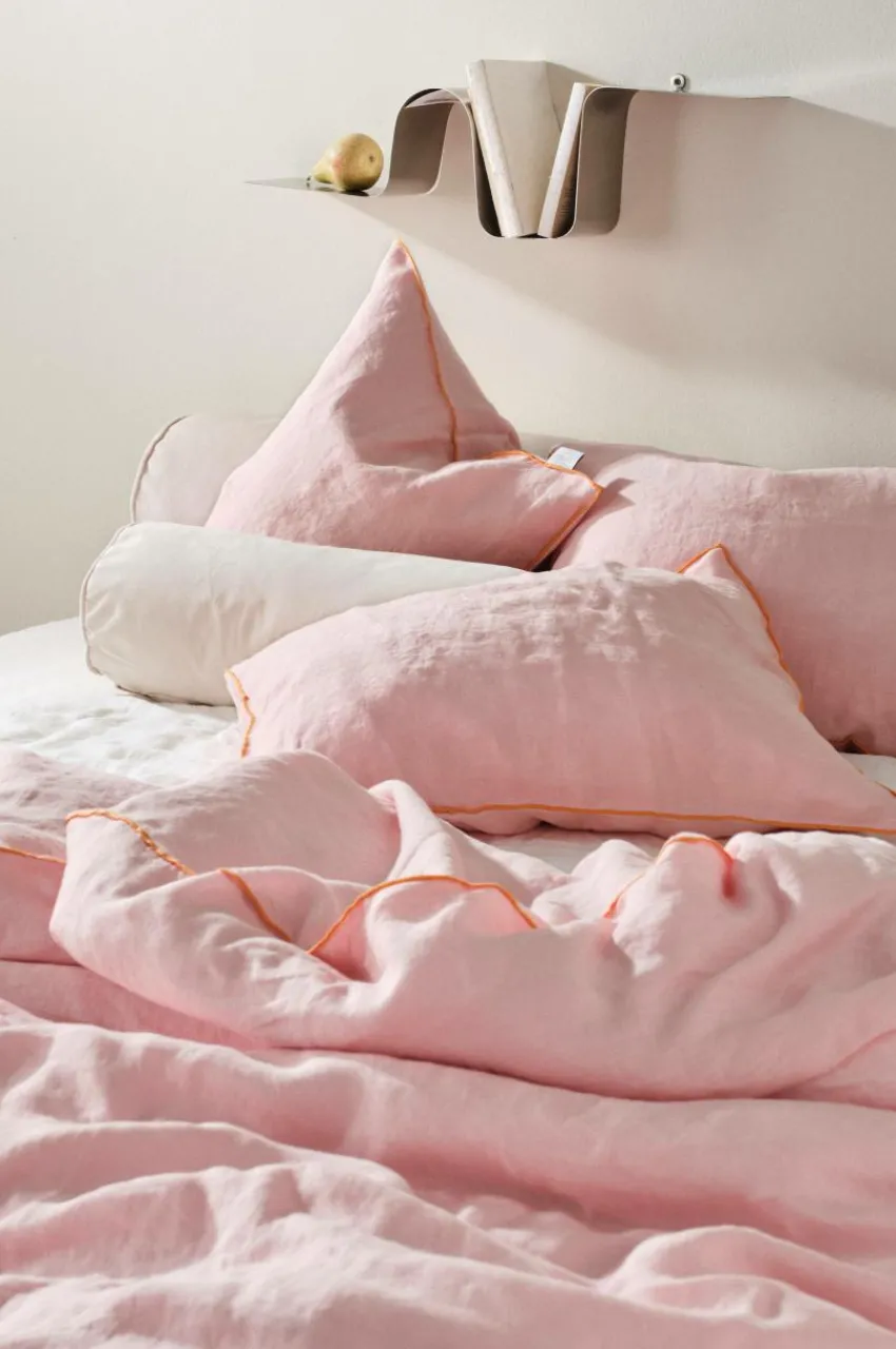 Barnsängkläder|Jotex STICH Påslakanset Enkelsäng Bubbelgumsrosa