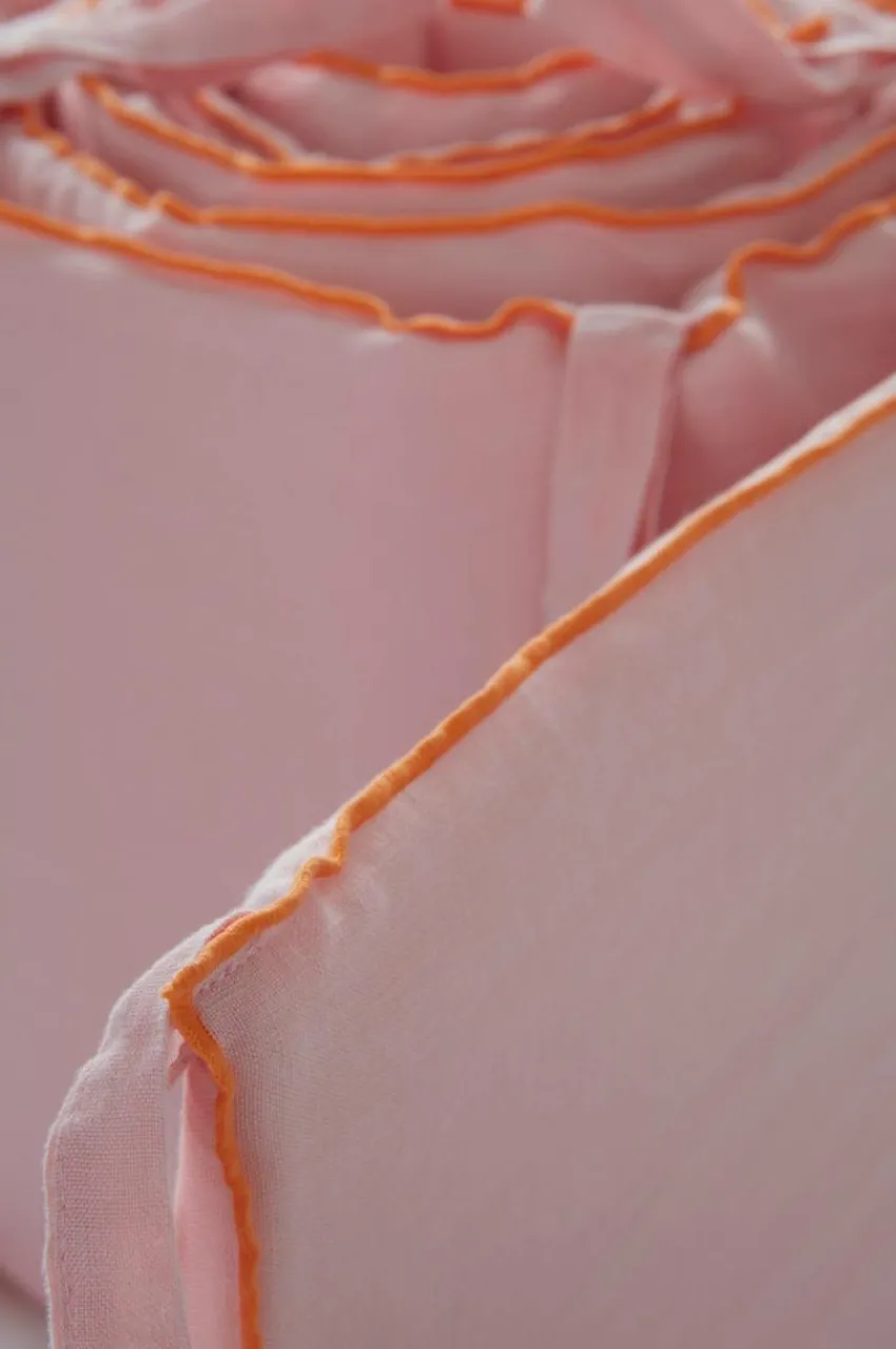 Barnsängkläder|Jotex STICH Spjälsängsskydd Bubbelgumsrosa