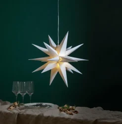 Julbelysning|Jotex Stjärna Alice Vit