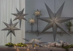 Julbelysning|Jotex Stjärna Ozen Grå