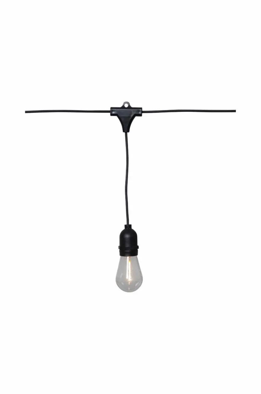 Utebelysning|Utebelysning|Jotex String Light Ljusslinga Svart