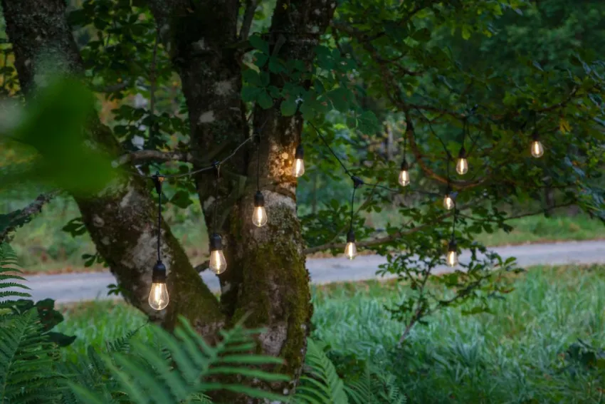 Utebelysning|Utebelysning|Jotex String Light Ljusslinga Svart