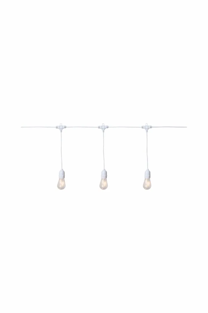 Utebelysning|Utebelysning|Jotex String Light Ljusslinga Vit
