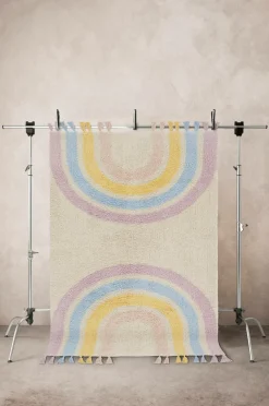 Barnmattor|Barnmattor|Jotex SUNITA Bomullsmatta Naturvit/multi