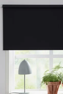 Rullgardiner|Mörkläggningsgardiner|Jotex SUNNY Mörkläggande Rullgardin - Höjd 165 Cm Svart