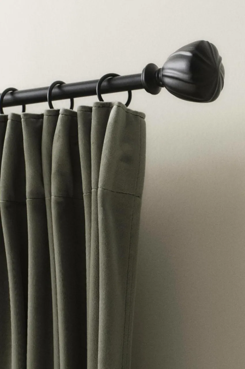 Gardinstänger|Jotex SWIRL Gardinstång 151-198 Cm Svart