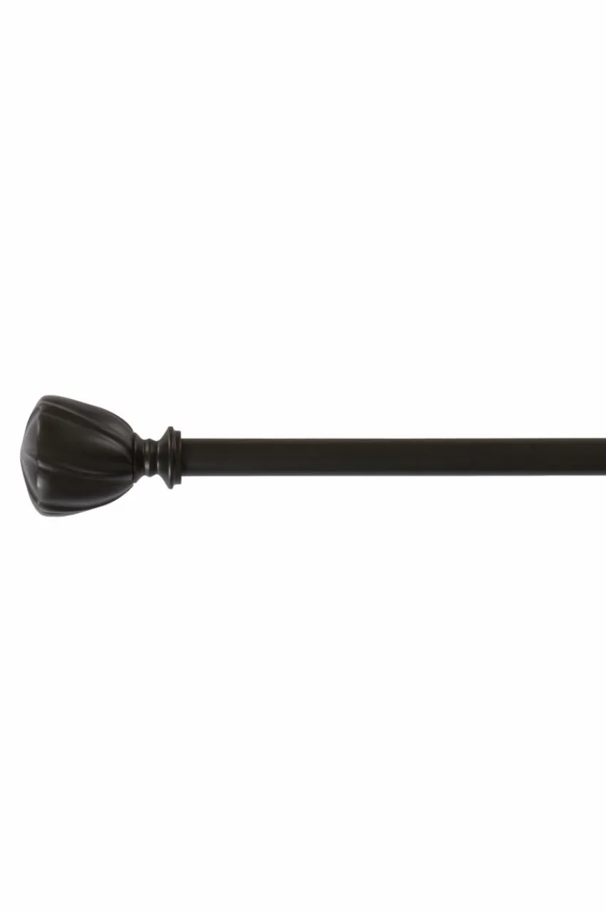 Gardinstänger|Jotex SWIRL Gardinstång 151-198 Cm Svart