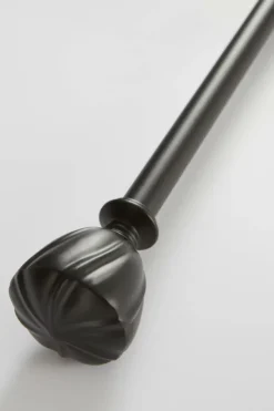 Gardinstänger|Jotex SWIRL Gardinstång 151-198 Cm Svart